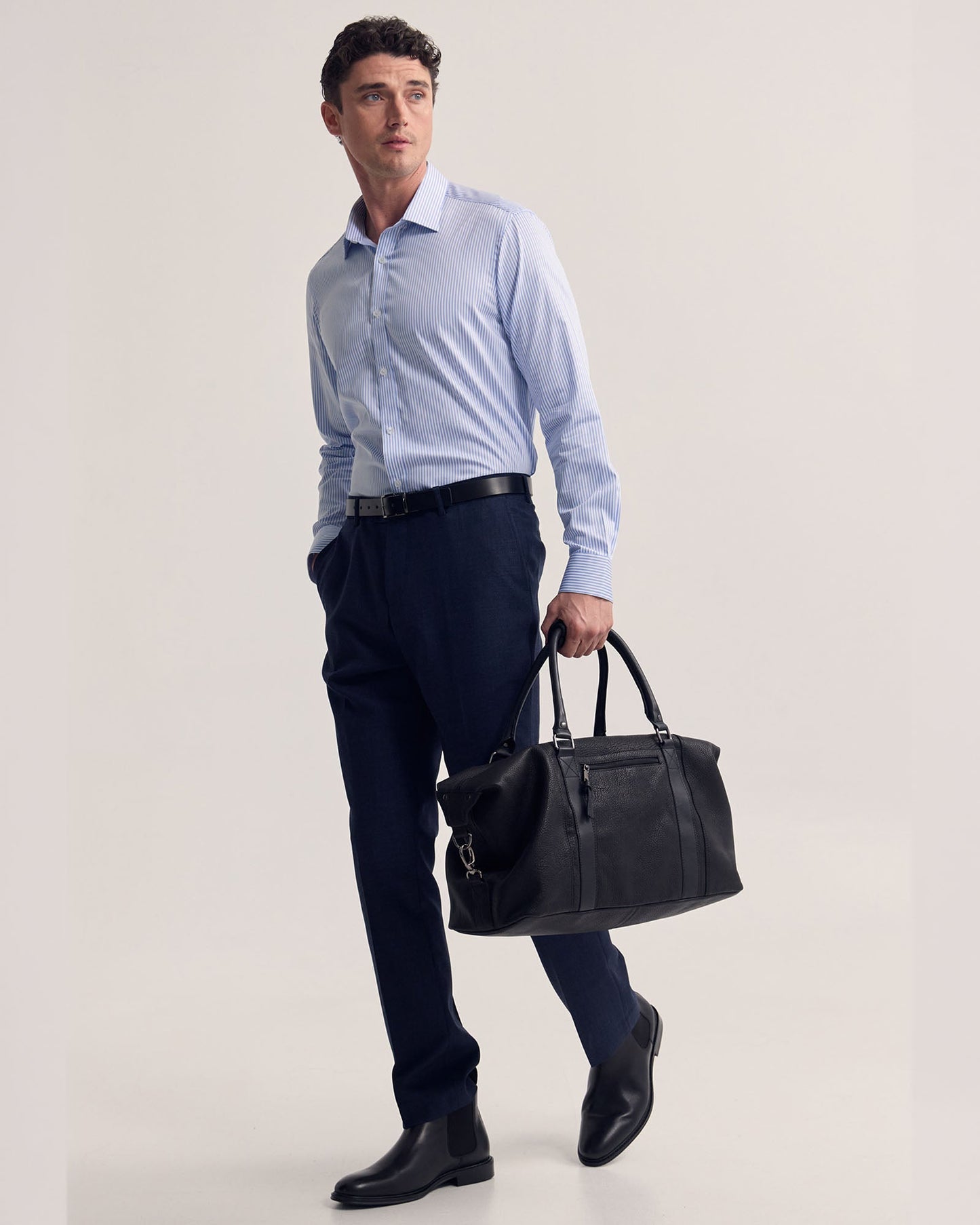 Beckton Stripe Slim Fit Luxury Shirt