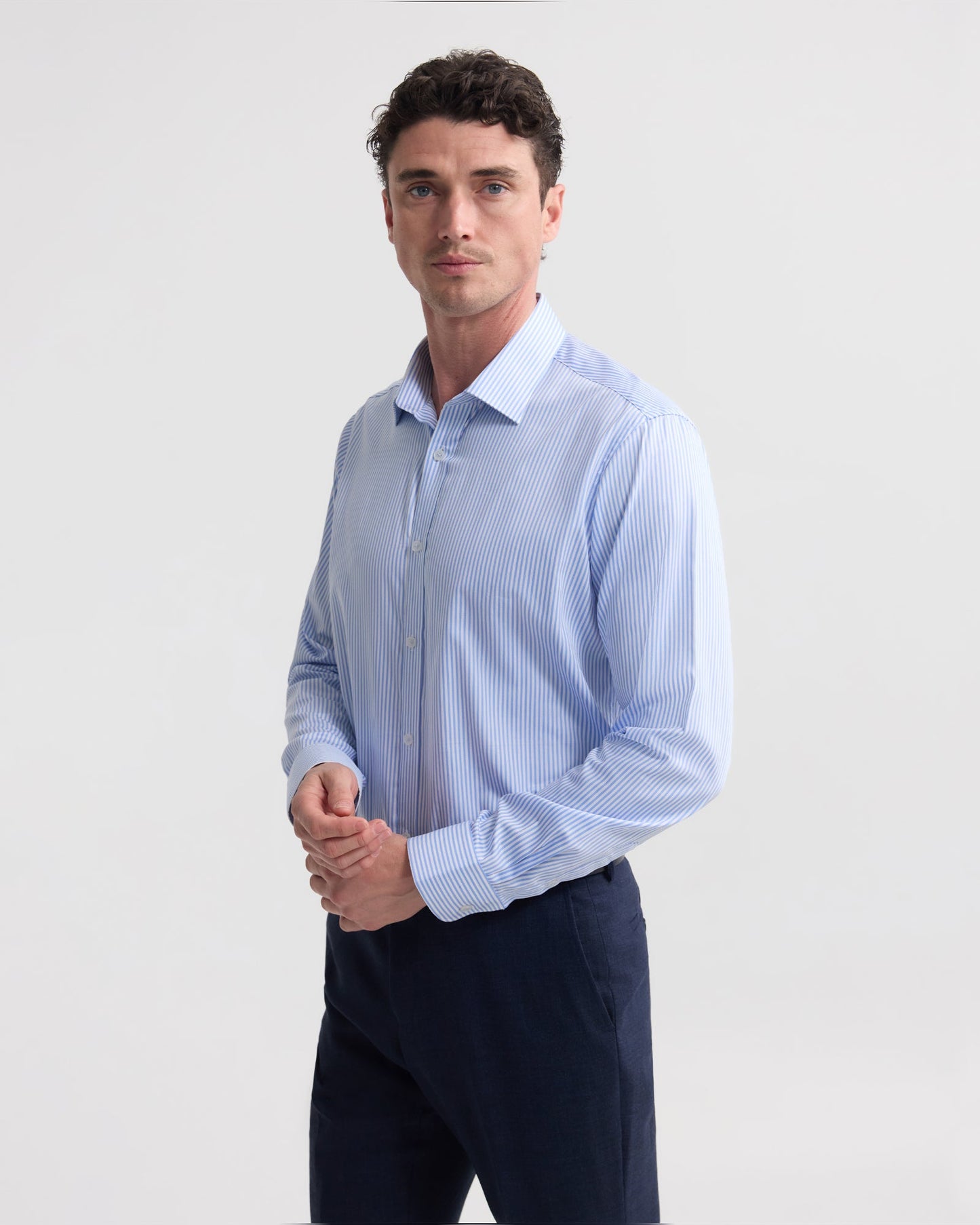 Beckton Stripe Slim Fit Luxury Shirt