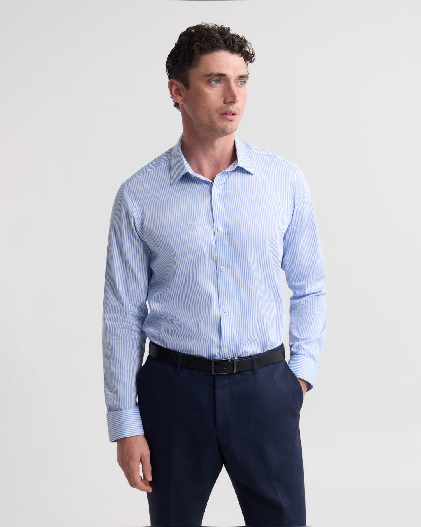 Beckton Stripe Slim Fit Luxury Shirt