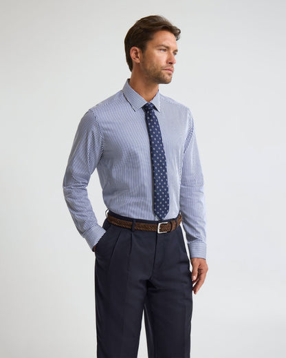 Beckton Stripe Slim Fit Luxury Shirt