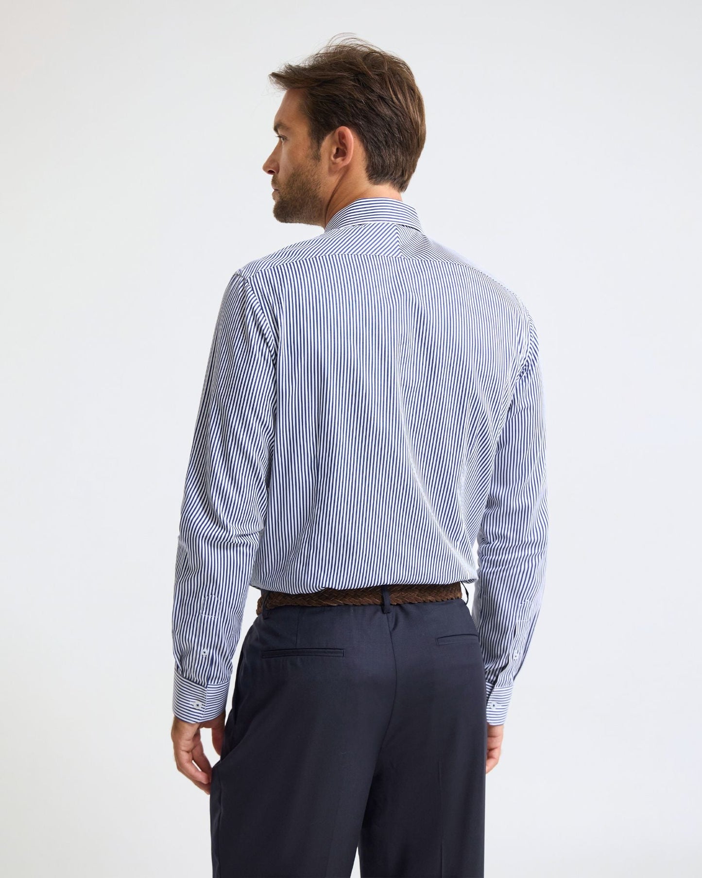 Beckton Stripe Slim Fit Luxury Shirt