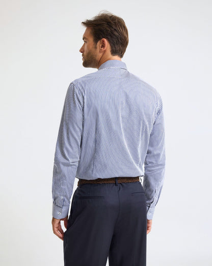 Beckton Stripe Slim Fit Luxury Shirt