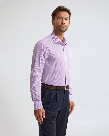 Beckton Stripe Slim Fit Luxury Shirt