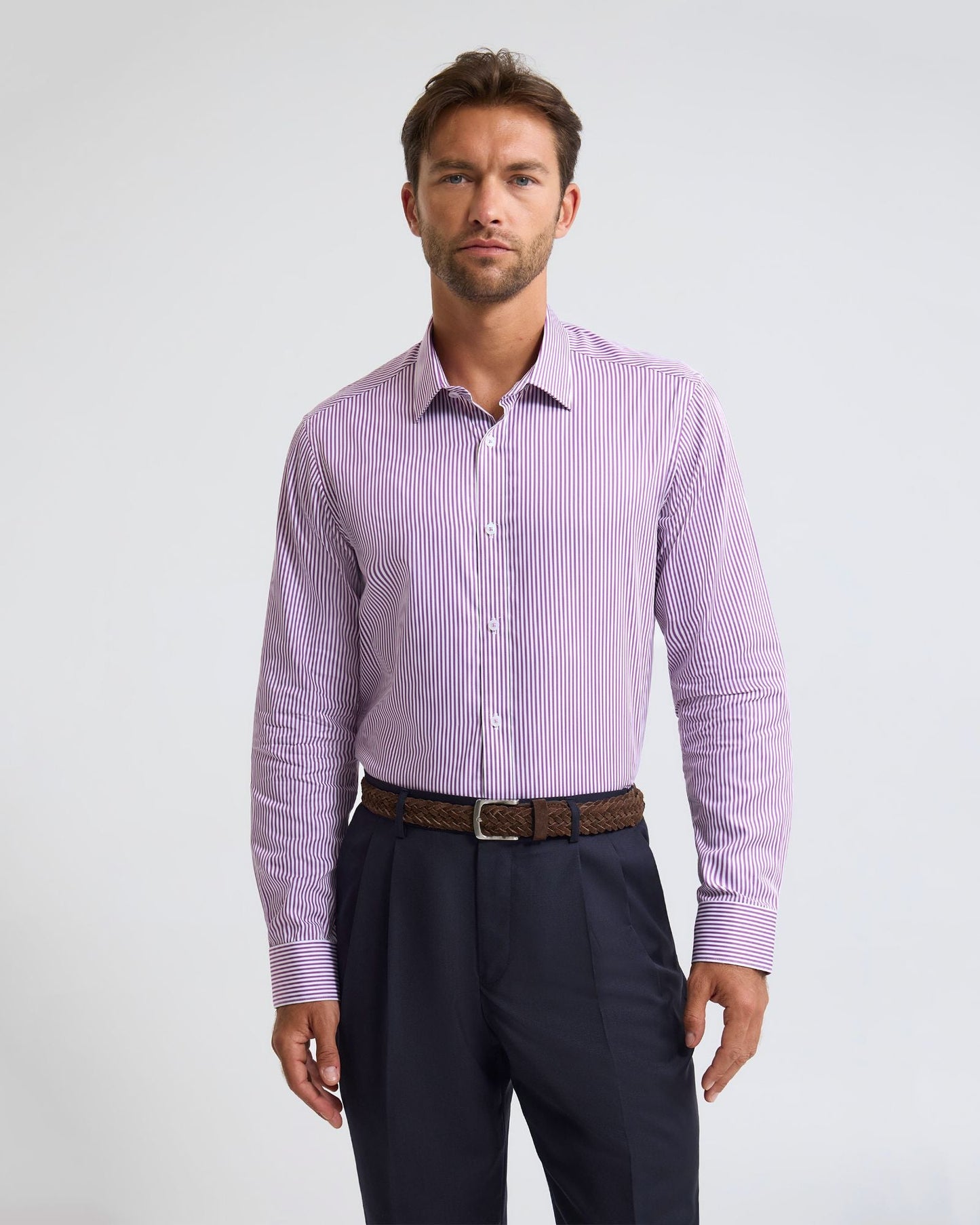 Beckton Stripe Slim Fit Luxury Shirt
