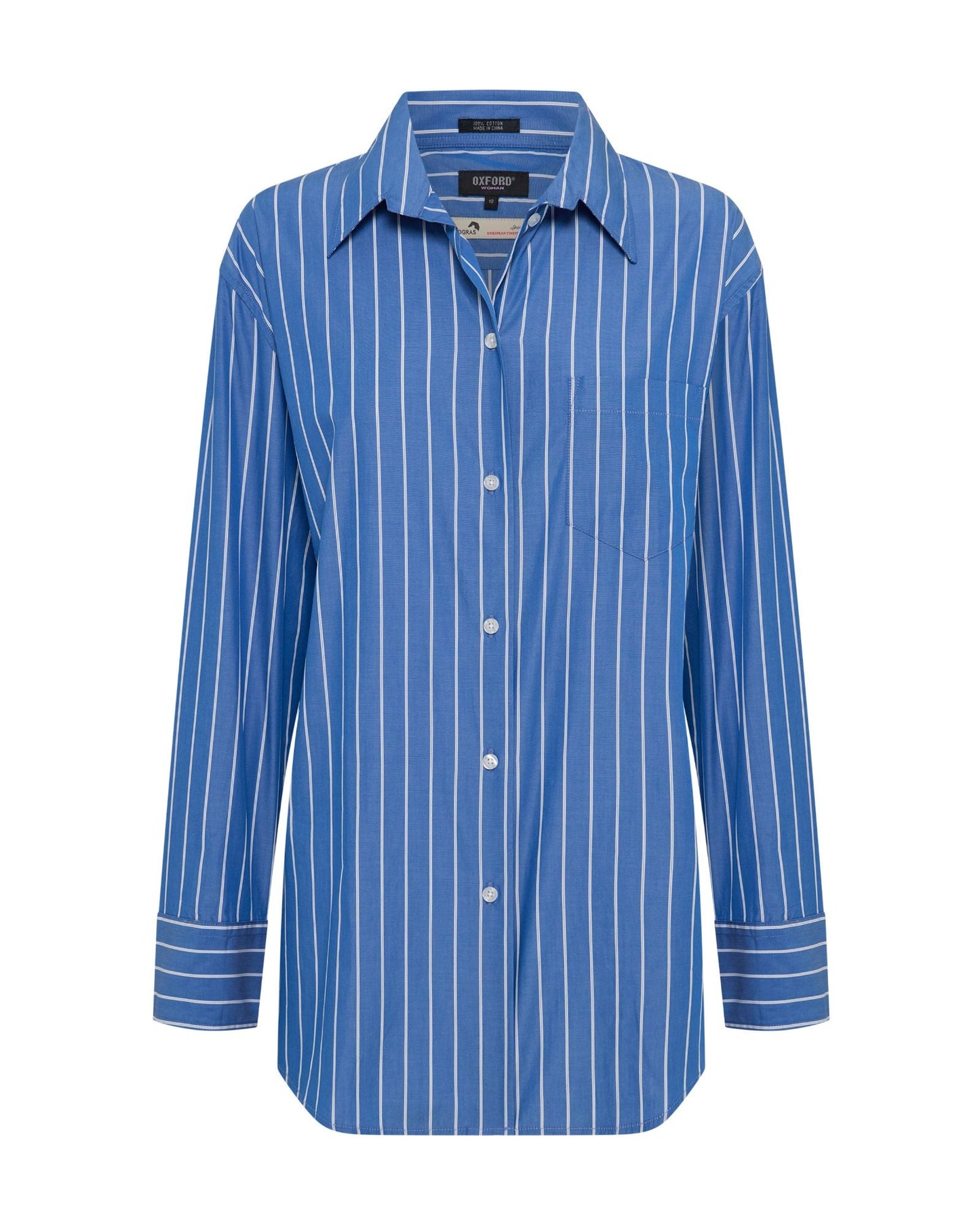 Hailey Striped Euro Fabric Shirt