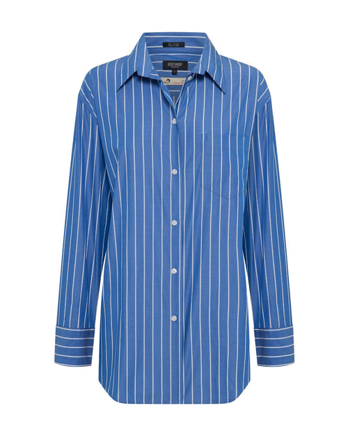 Hailey Striped Euro Fabric Shirt