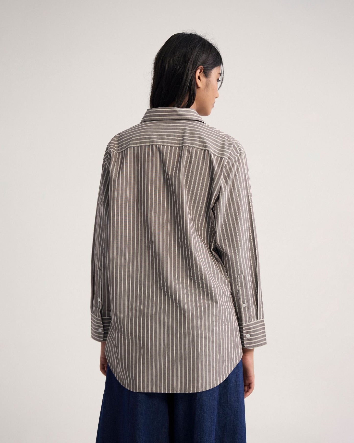Hailey Striped Euro Fabric Shirt