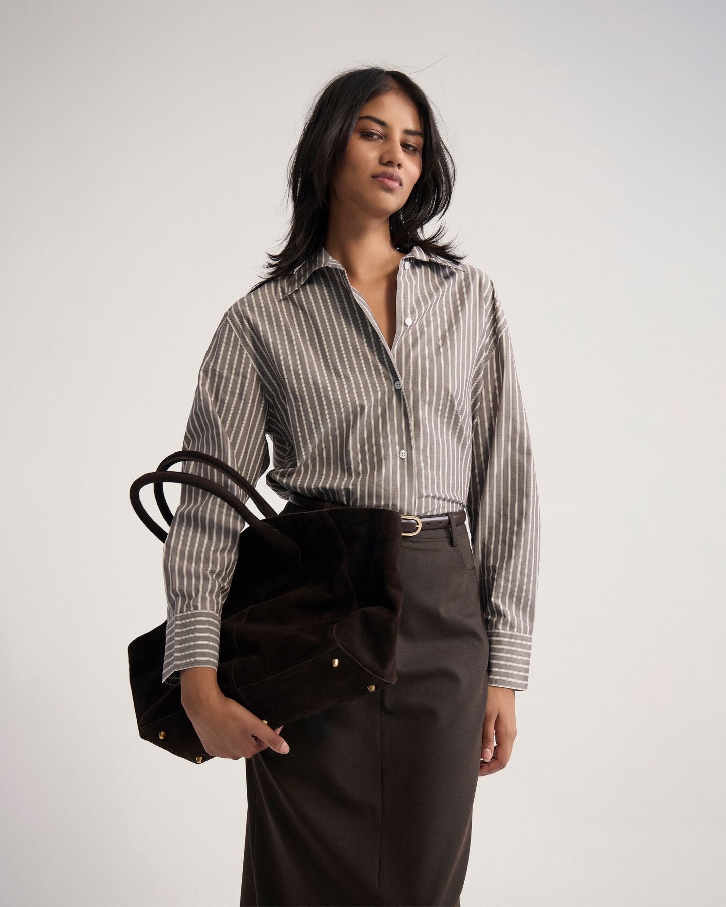 Hailey Striped Euro Fabric Shirt