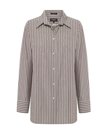Hailey Striped Euro Fabric Shirt