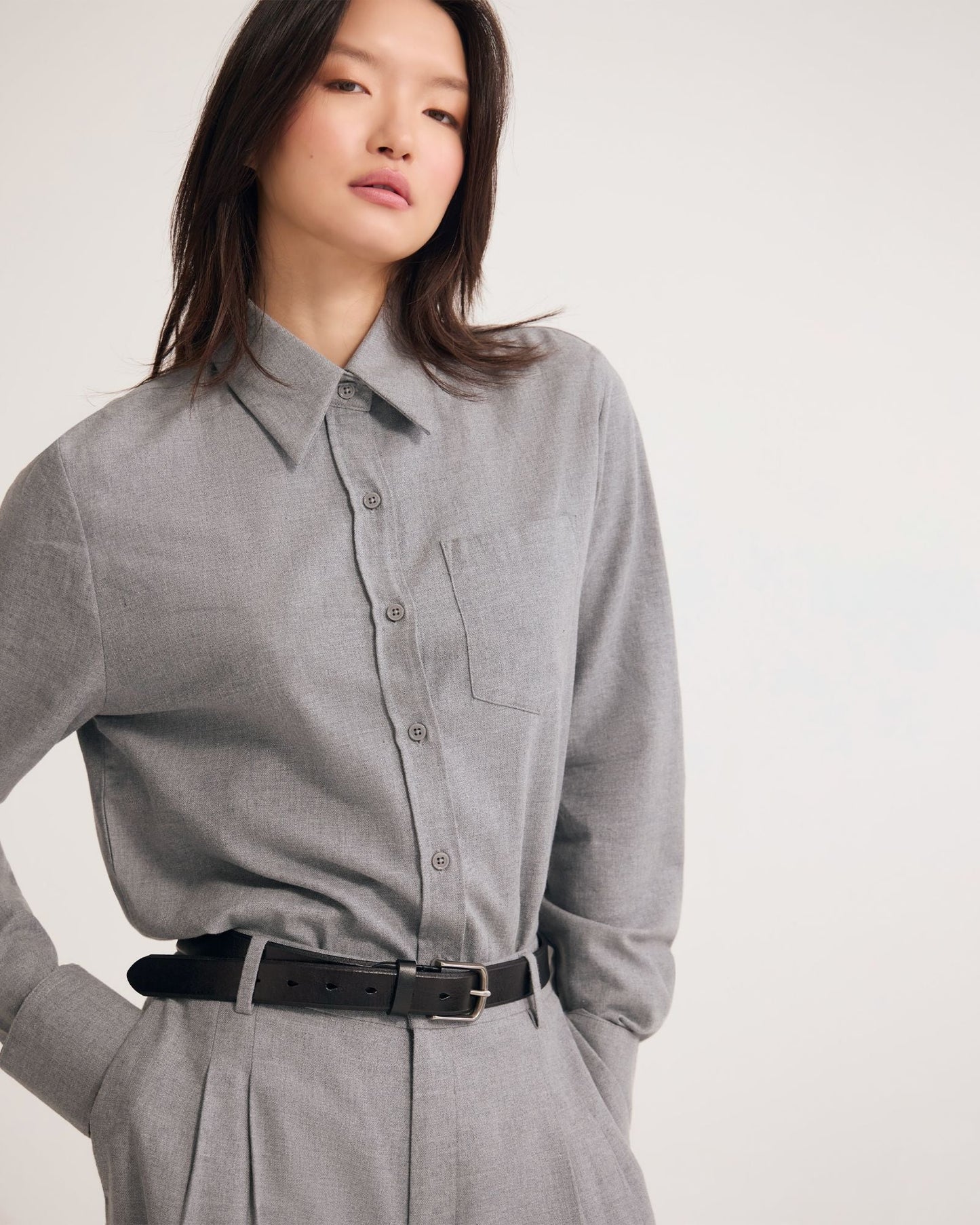 Adrienne Euro Fabric Ovrsze Shirt