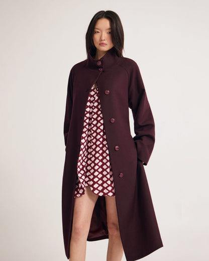 Edi Funnel Collar Coat