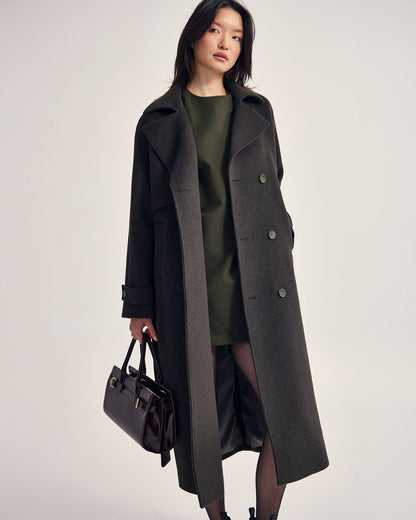 Gemma Wool Rich Trench Coat