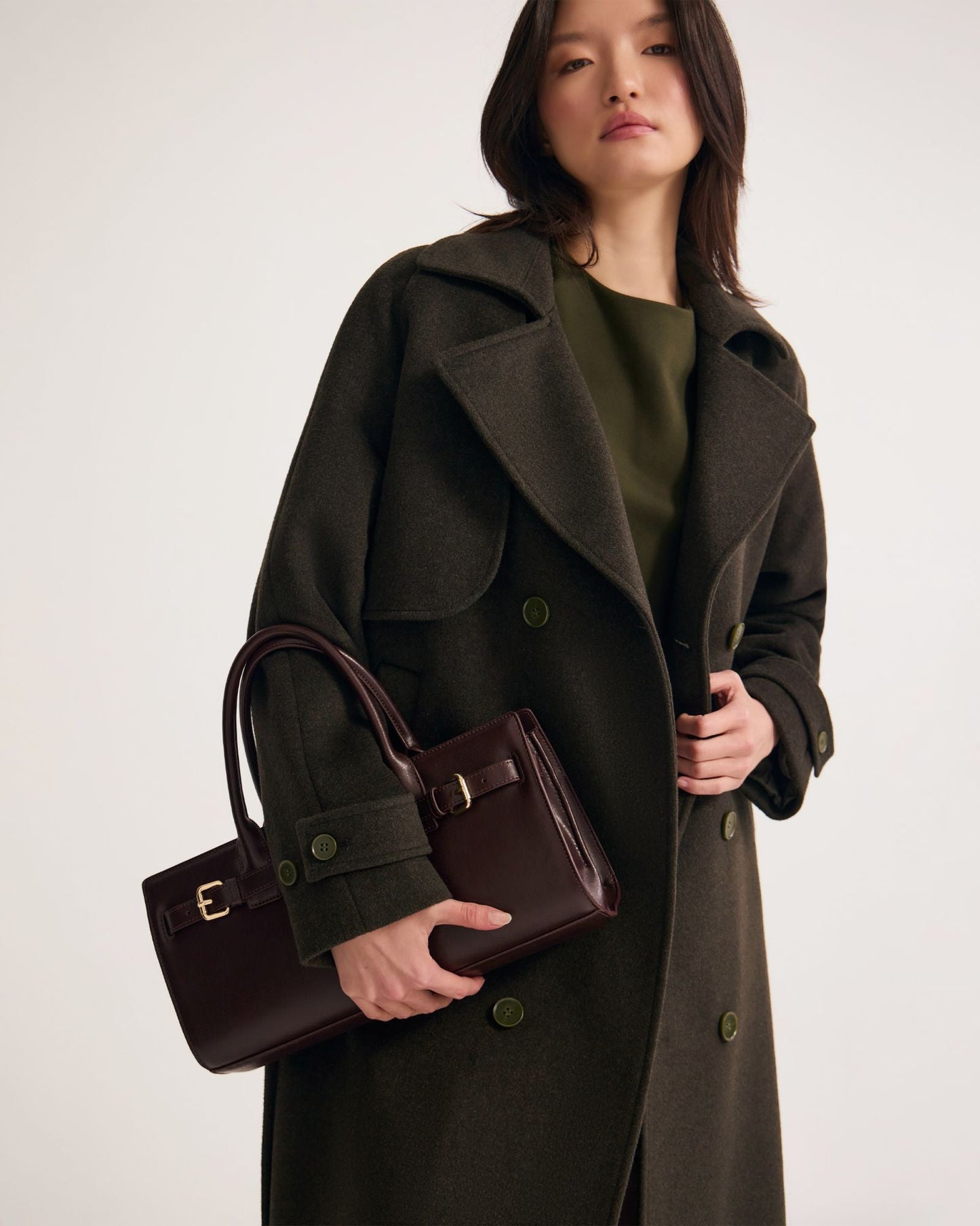 Gemma Wool Rich Trench Coat