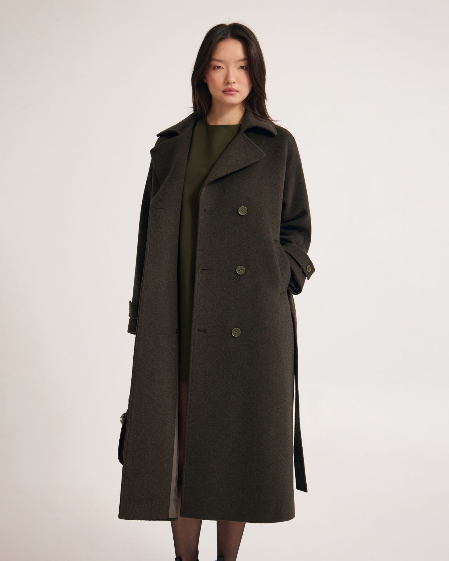 Gemma Wool Rich Trench Coat