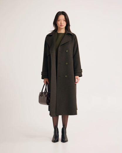 Gemma Wool Rich Trench Coat