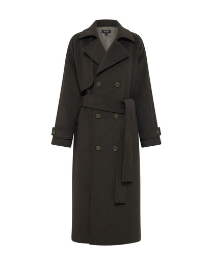 Gemma Wool Rich Trench Coat