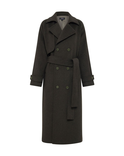 Gemma Wool Rich Trench Coat