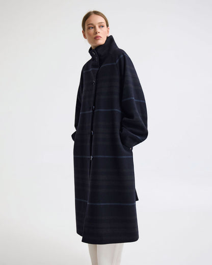 Edi Wool Funnel Collar Coat