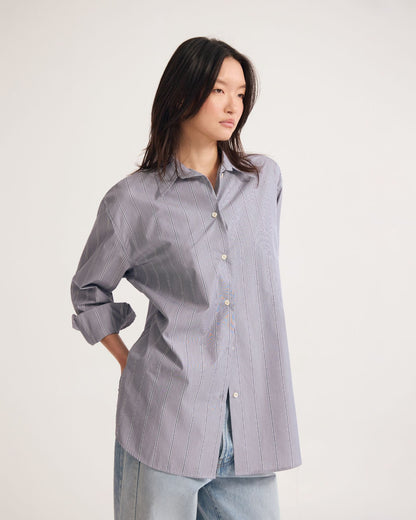 Hailey Stripe Oversized Shirt