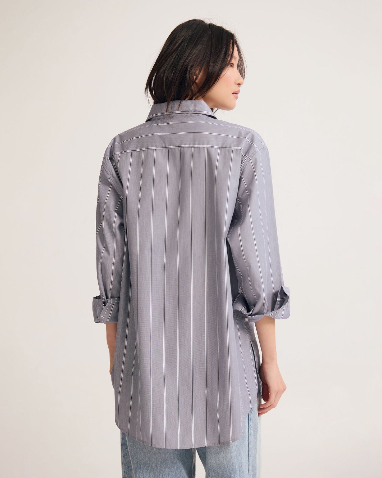 Hailey Stripe Oversized Shirt