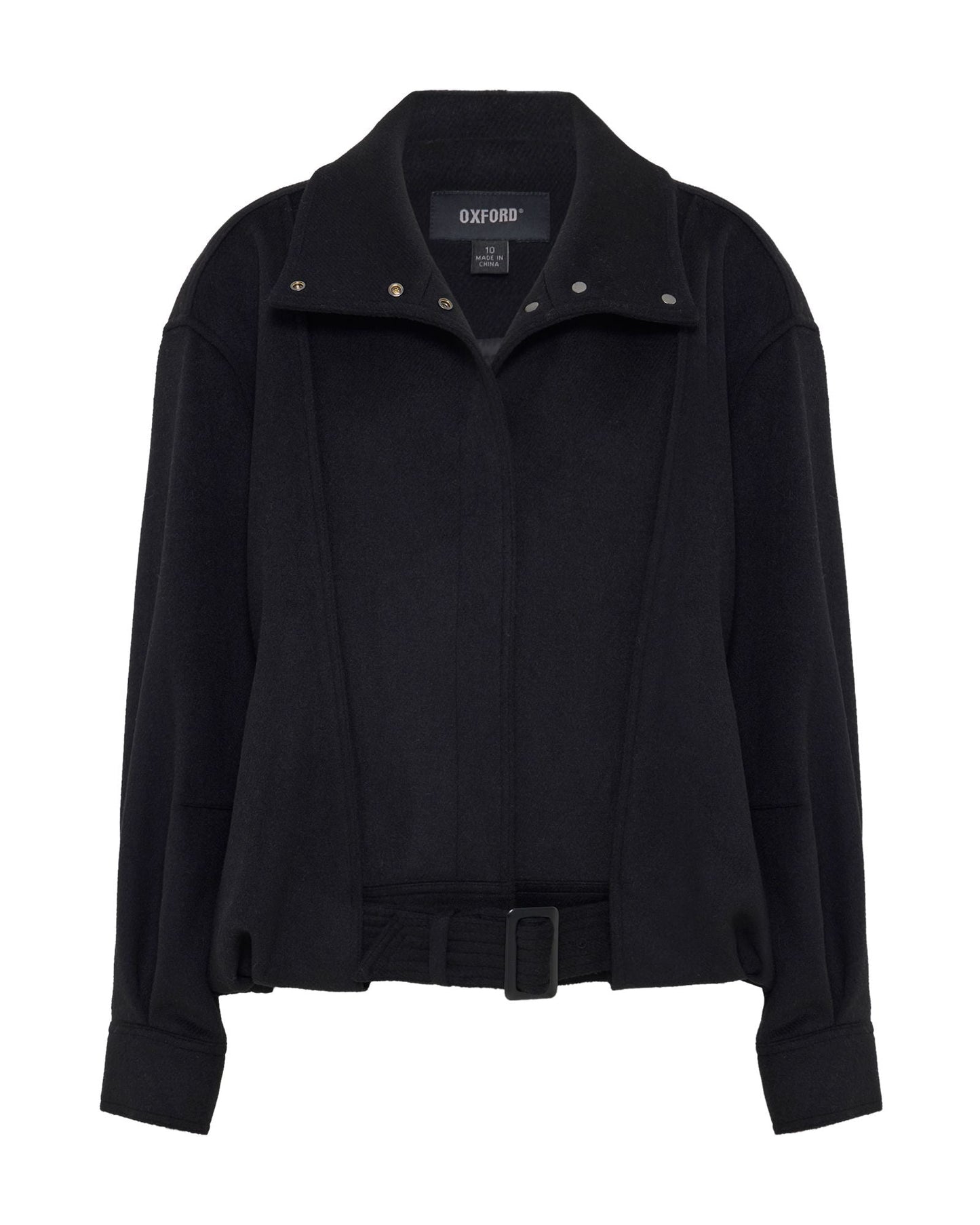 Emma Wool Blend Funnel Trm Jacket