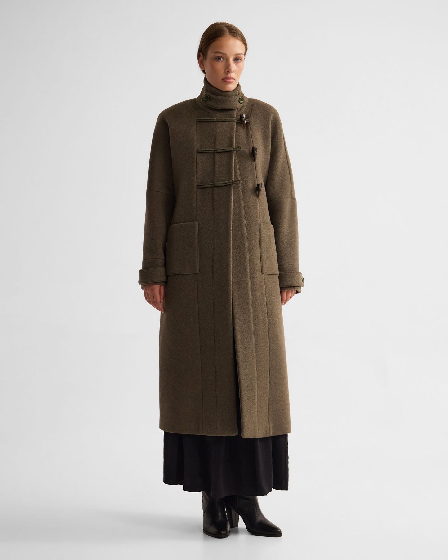 Kerry Funnel Collar Duffle Coat