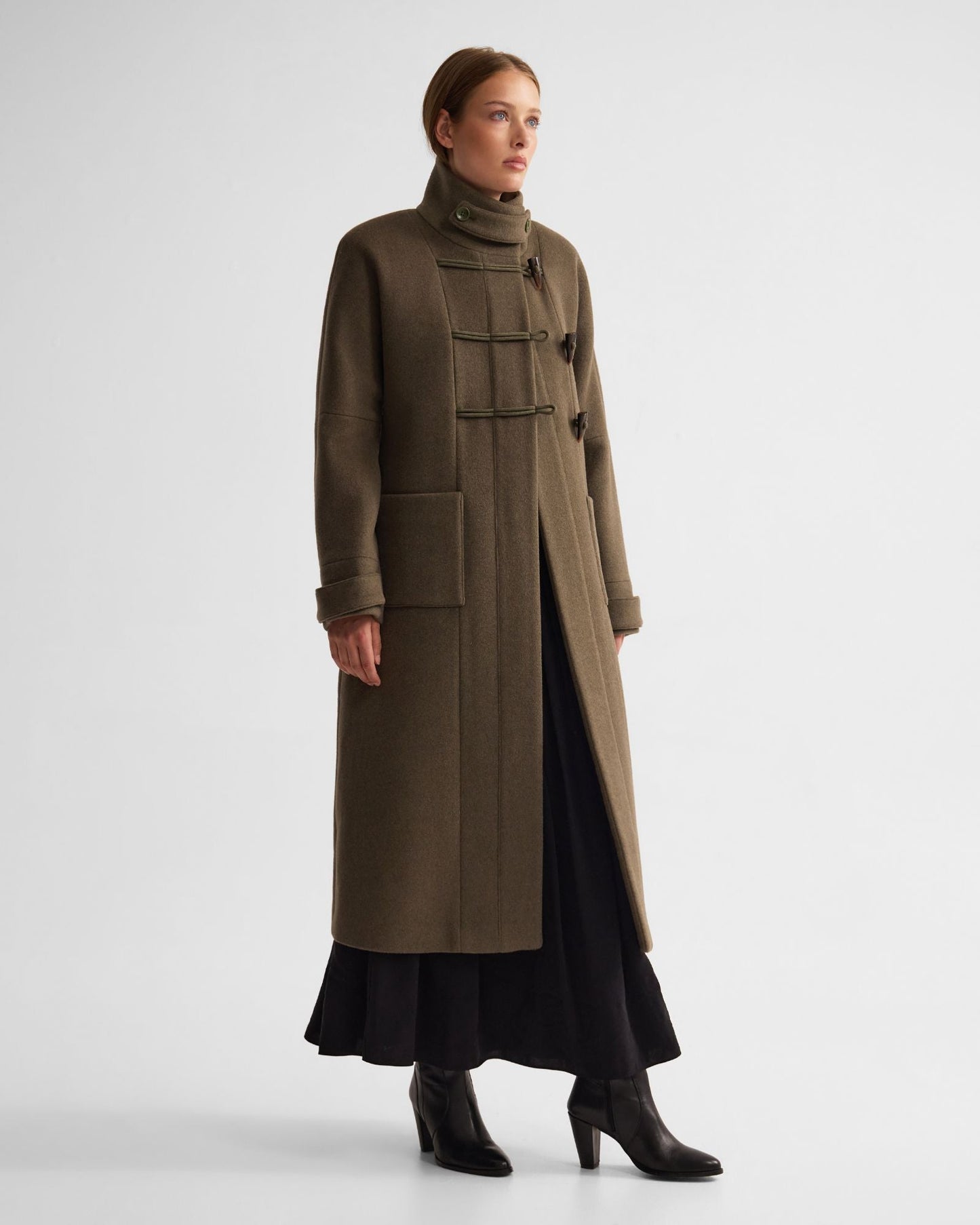 Kerry Funnel Collar Duffle Coat