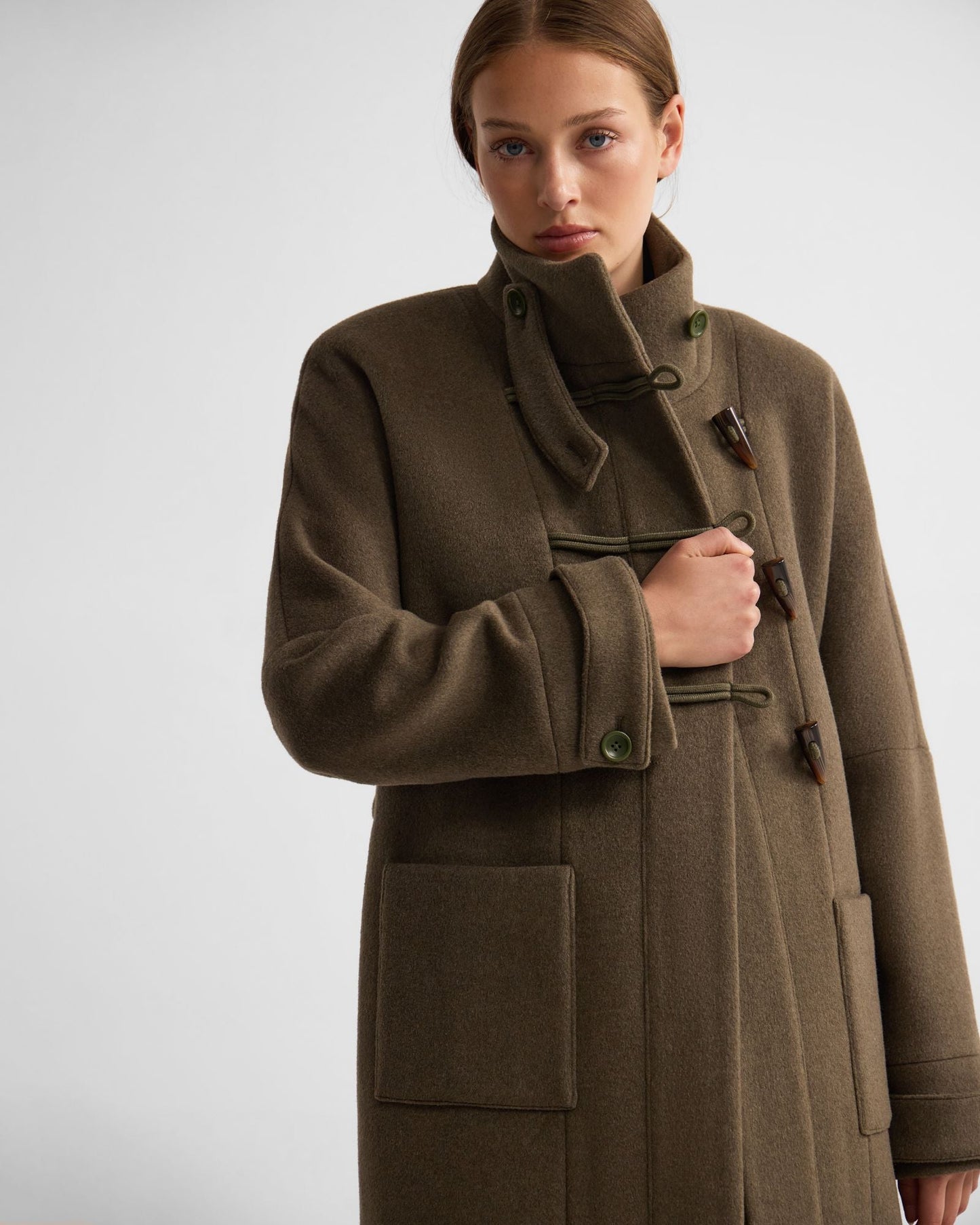 Kerry Funnel Collar Duffle Coat