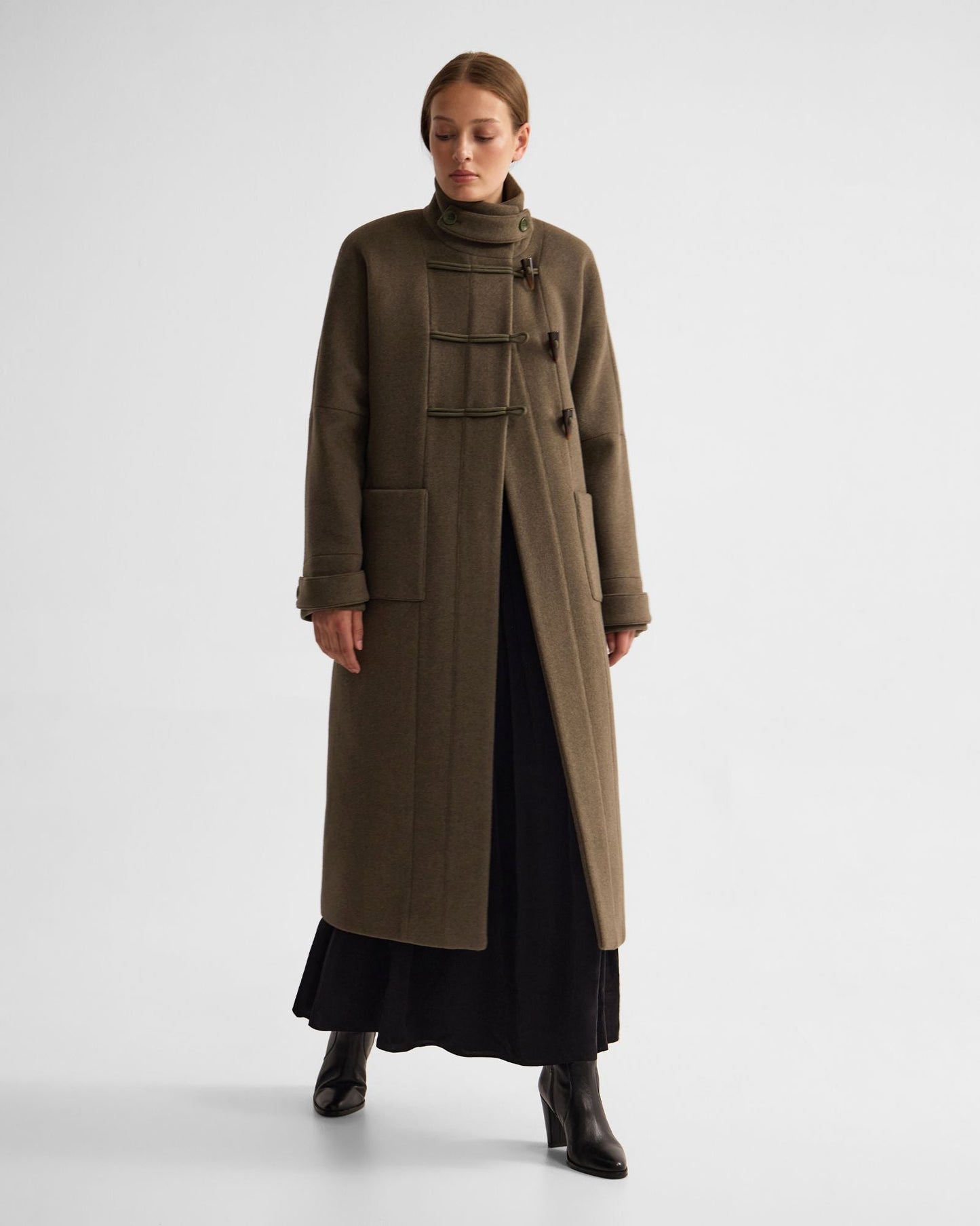 Kerry Funnel Collar Duffle Coat