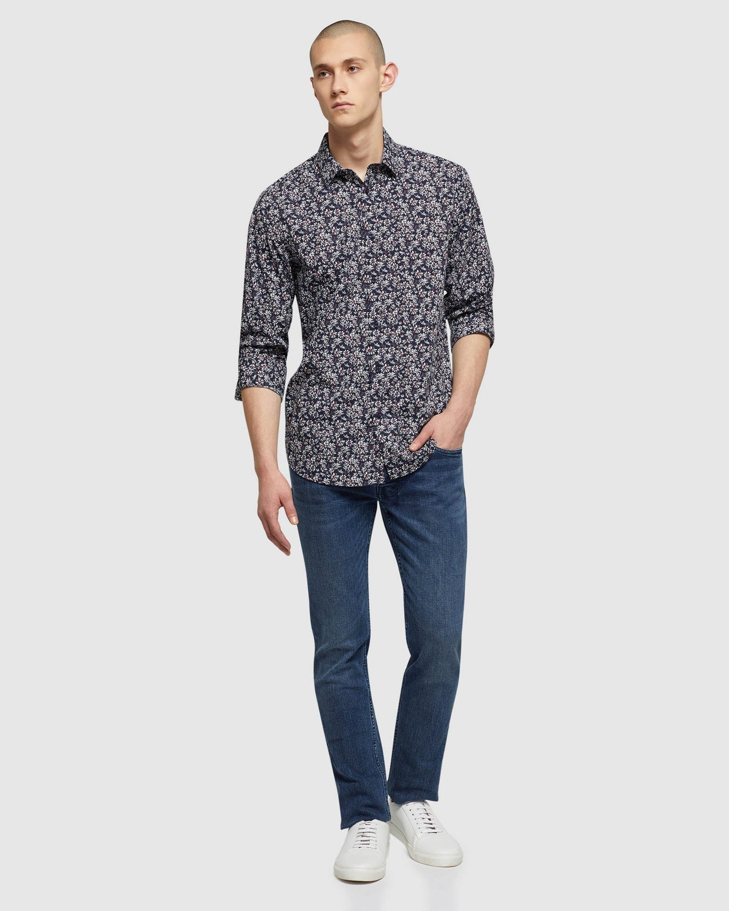 Kenton Floral Printed Regular Shirt