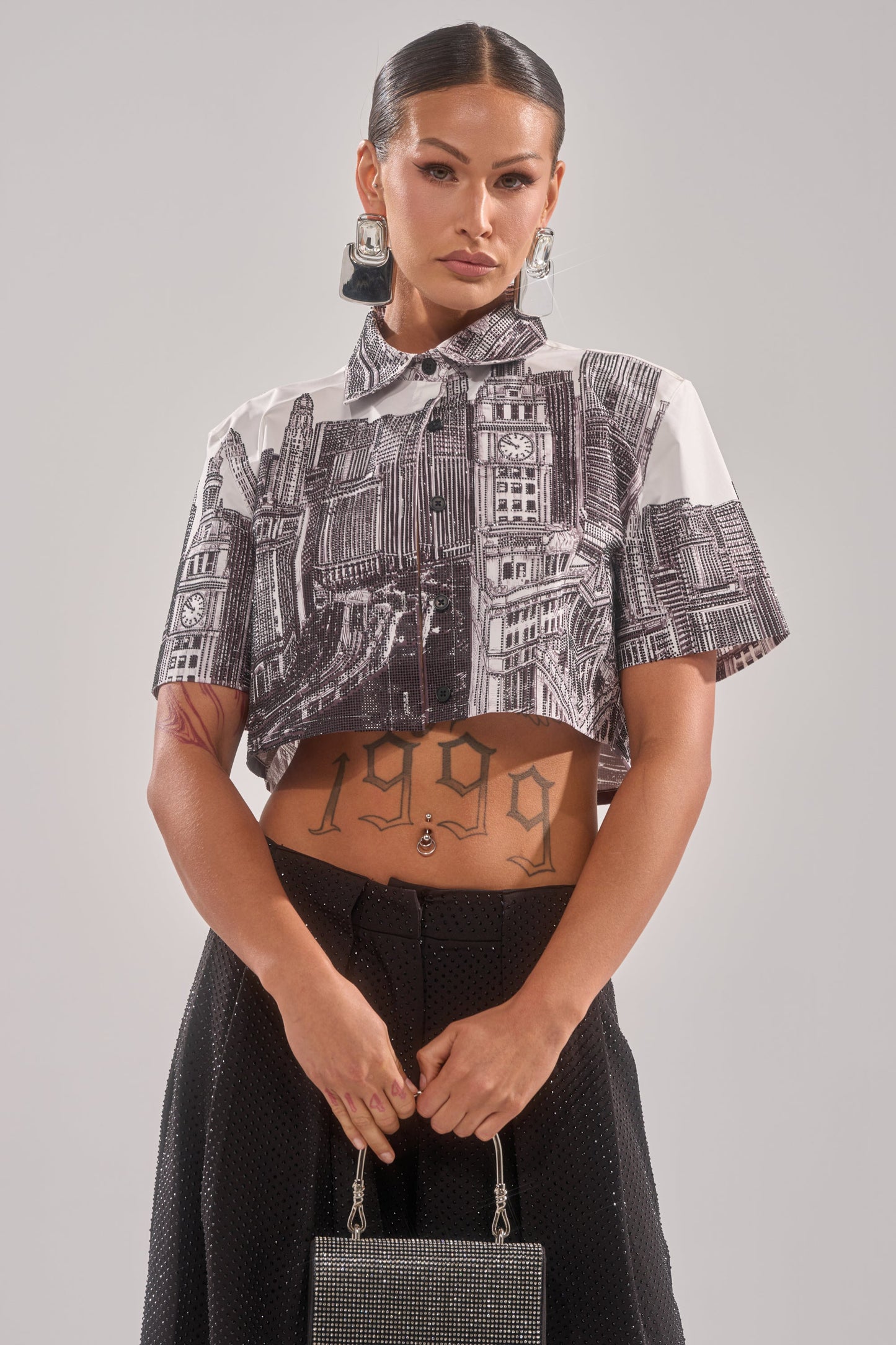 ALL OVER THE CITY BUTTON DOWN