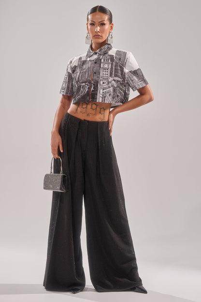ALL OVER THE CITY BUTTON DOWN