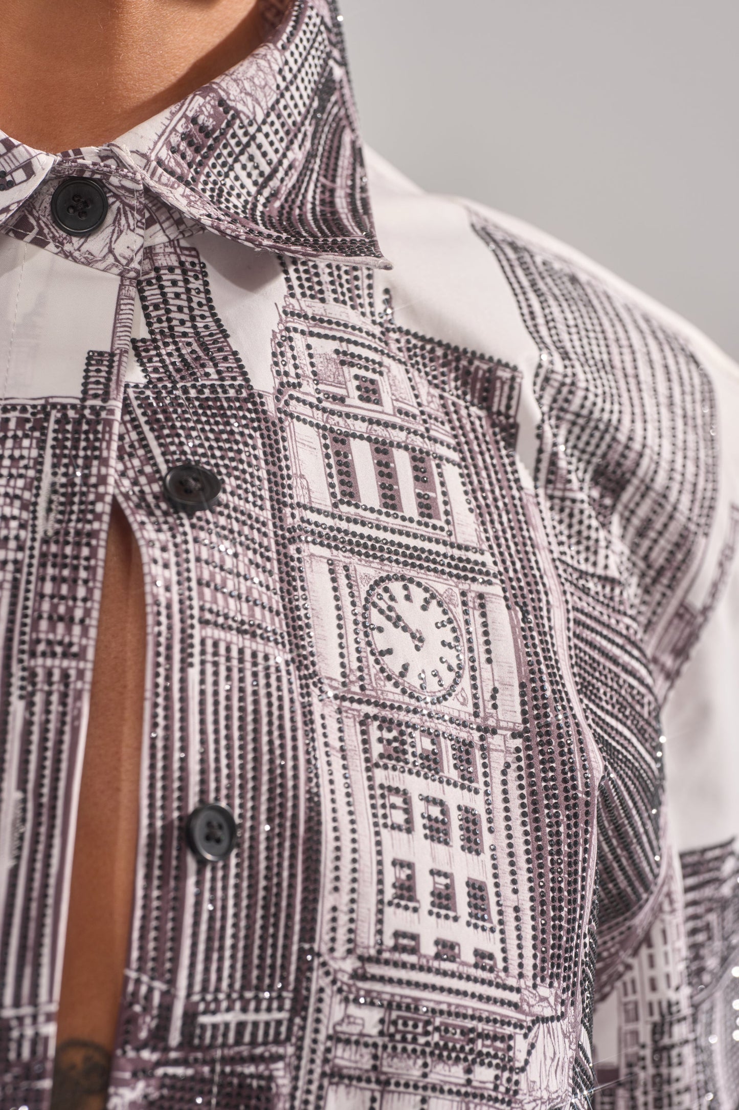 ALL OVER THE CITY BUTTON DOWN