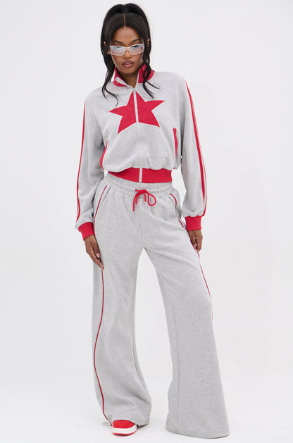 ALL STAR FULL ZIP MOCK NECK SWEATSHIRT