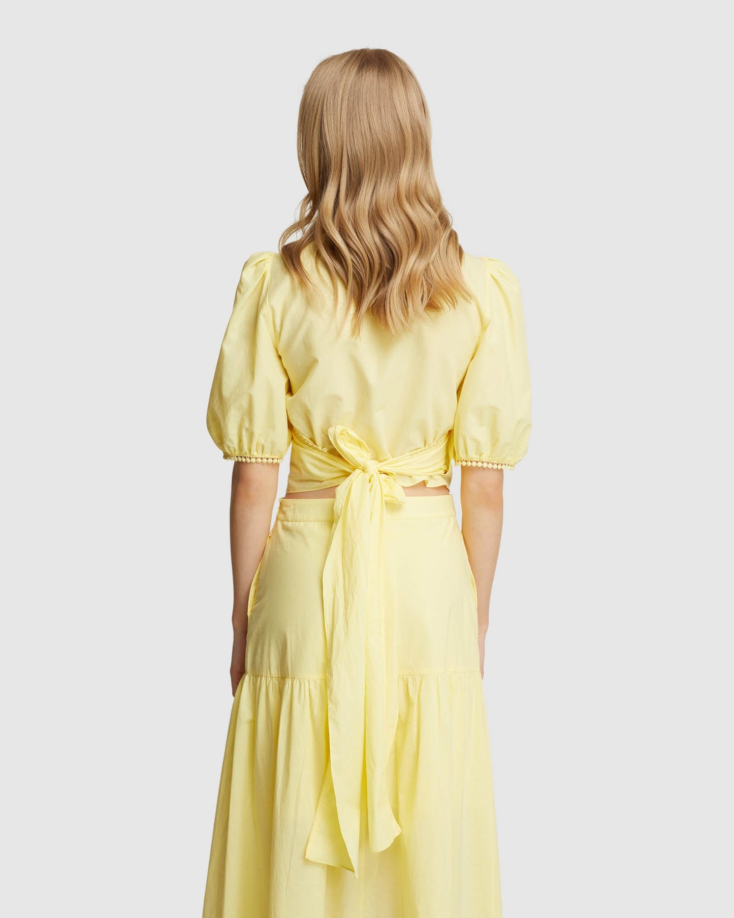 Fitzgerald Cotton Wrap Top