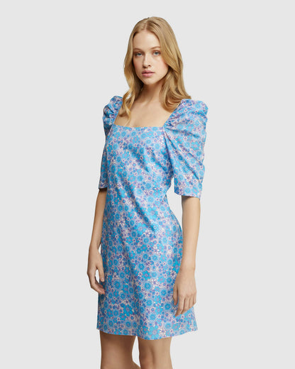 Princeton Cotton Retro Floral Dress