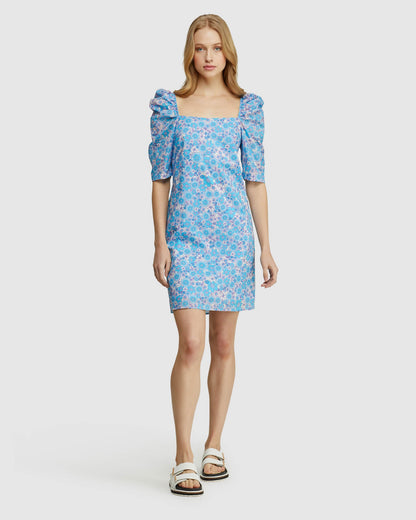 Princeton Cotton Retro Floral Dress