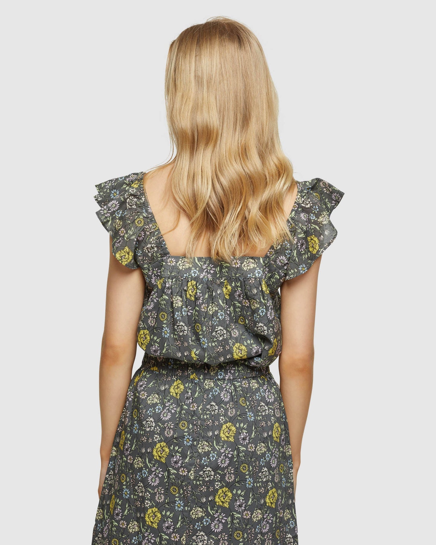 Lucielle Cotton Paisley Print Top