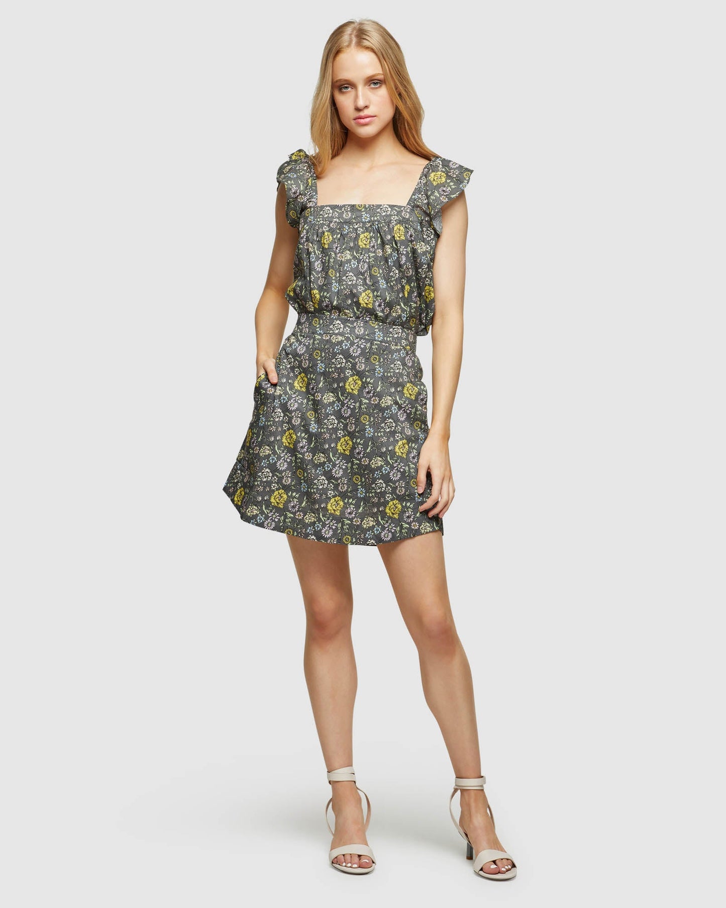 Lucielle Cotton Paisley Print Top