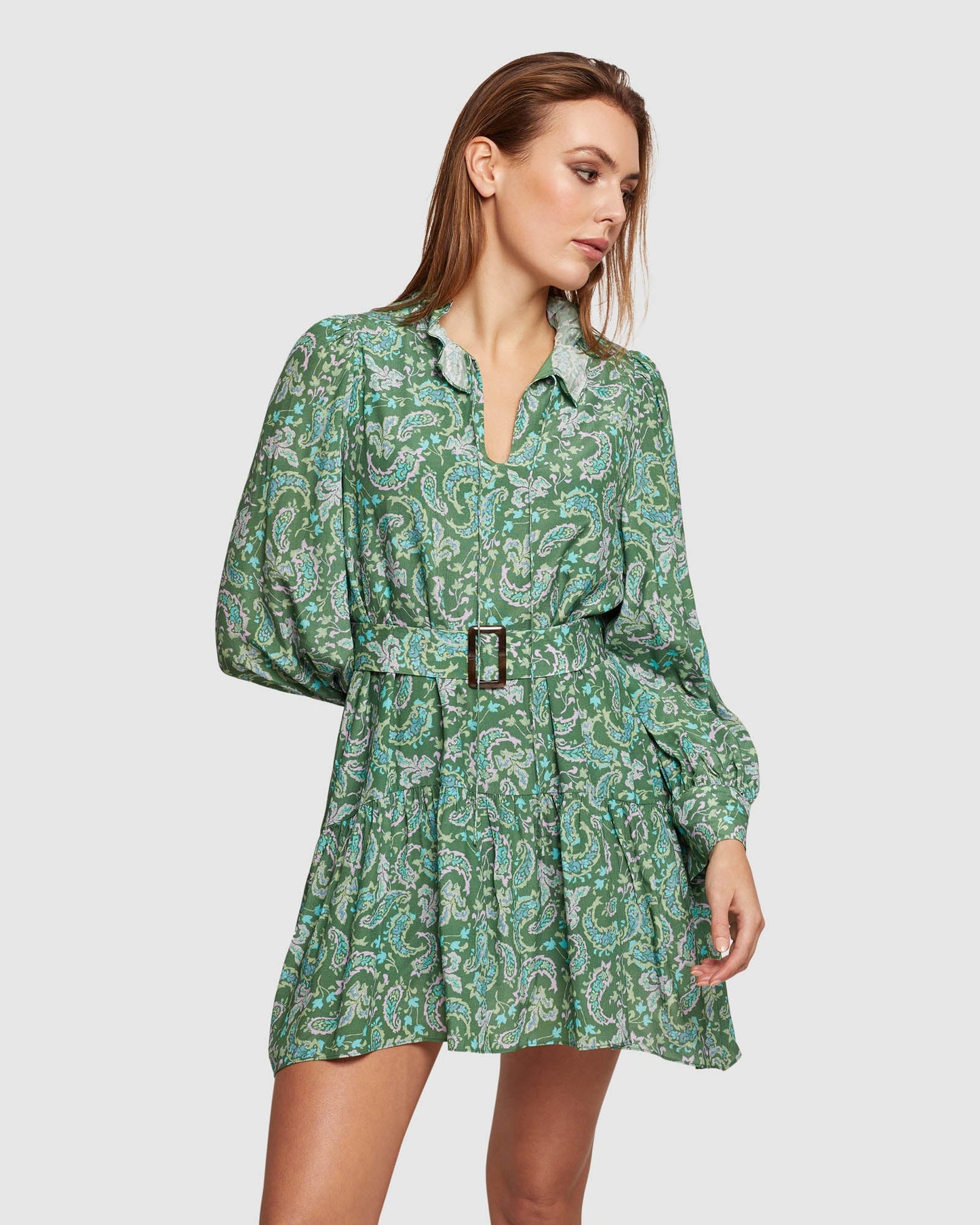 Braily Paisley Printed Dress