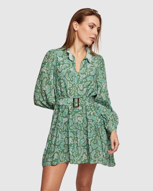 Braily Paisley Printed Dress