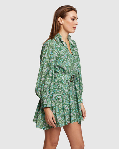 Braily Paisley Printed Dress