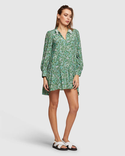 Braily Paisley Printed Dress
