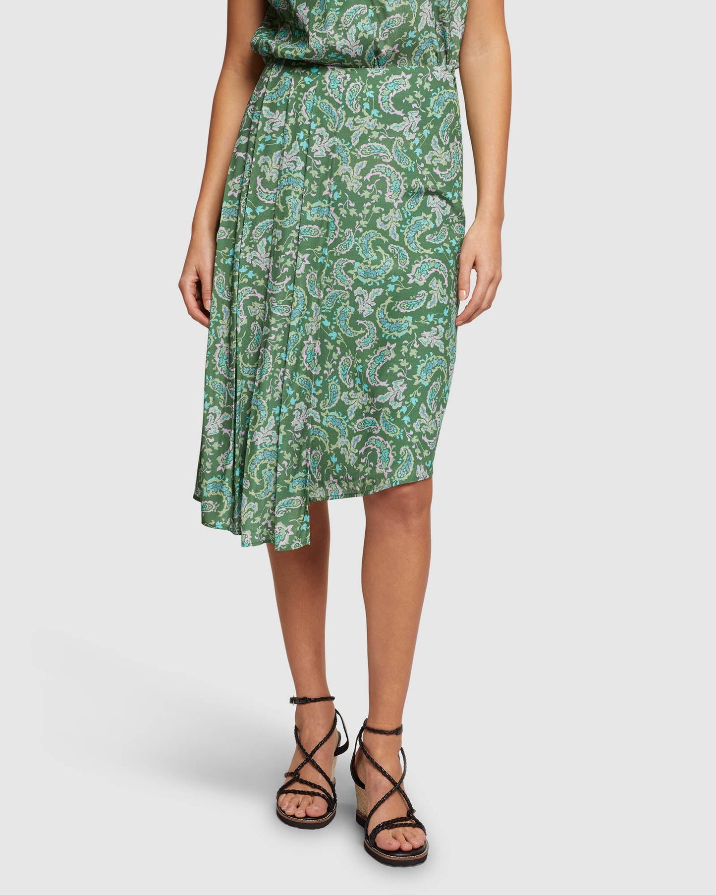 Lara Paisley Printed Skirt