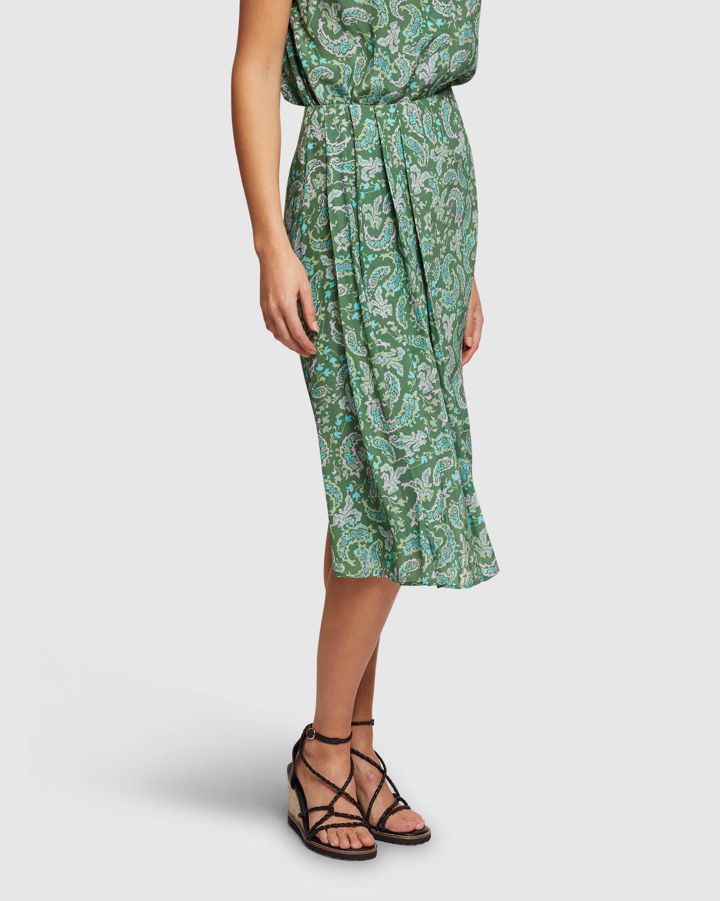 Lara Paisley Printed Skirt