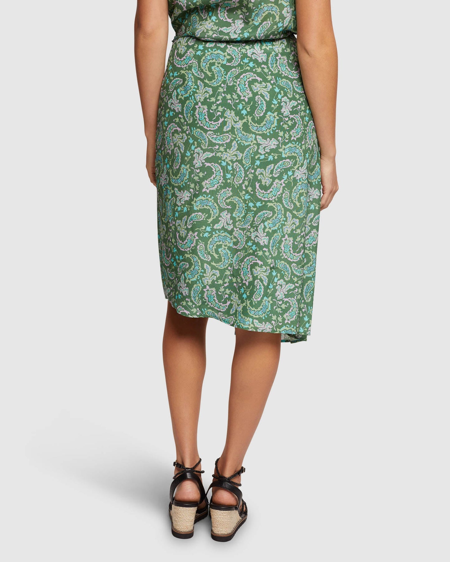 Lara Paisley Printed Skirt