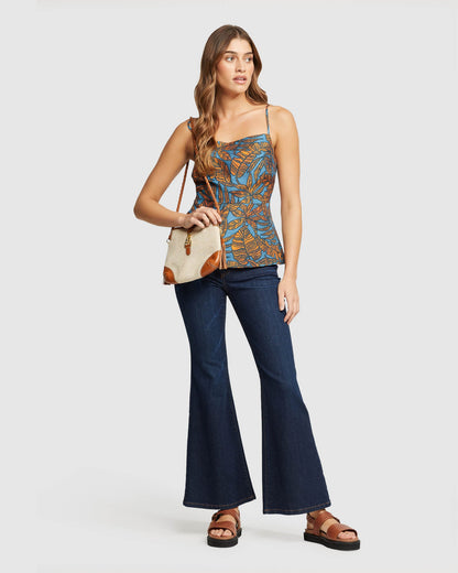 Nikki Tropical Print Top
