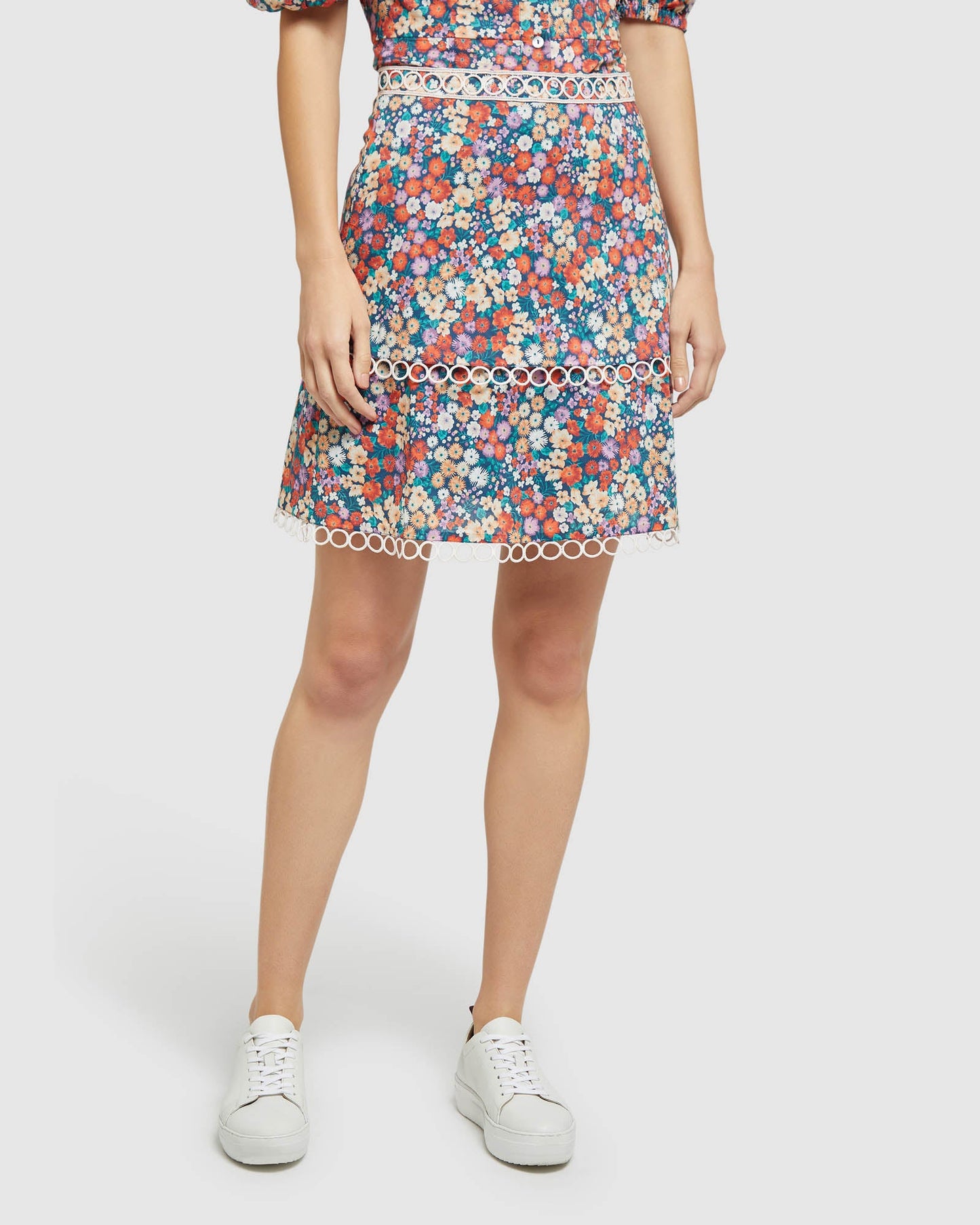 Greta Ditsy Floral Skirt