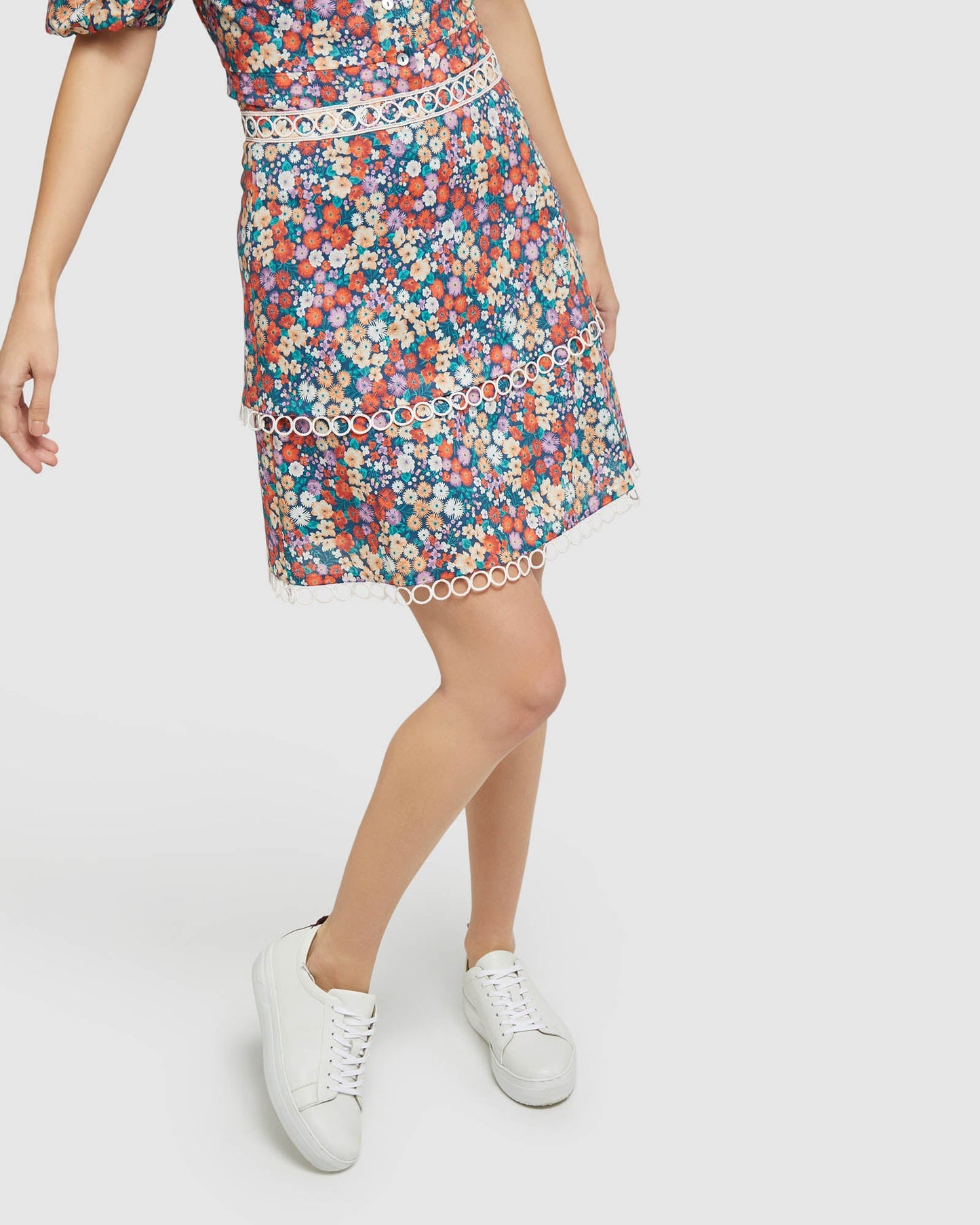 Greta Ditsy Floral Skirt