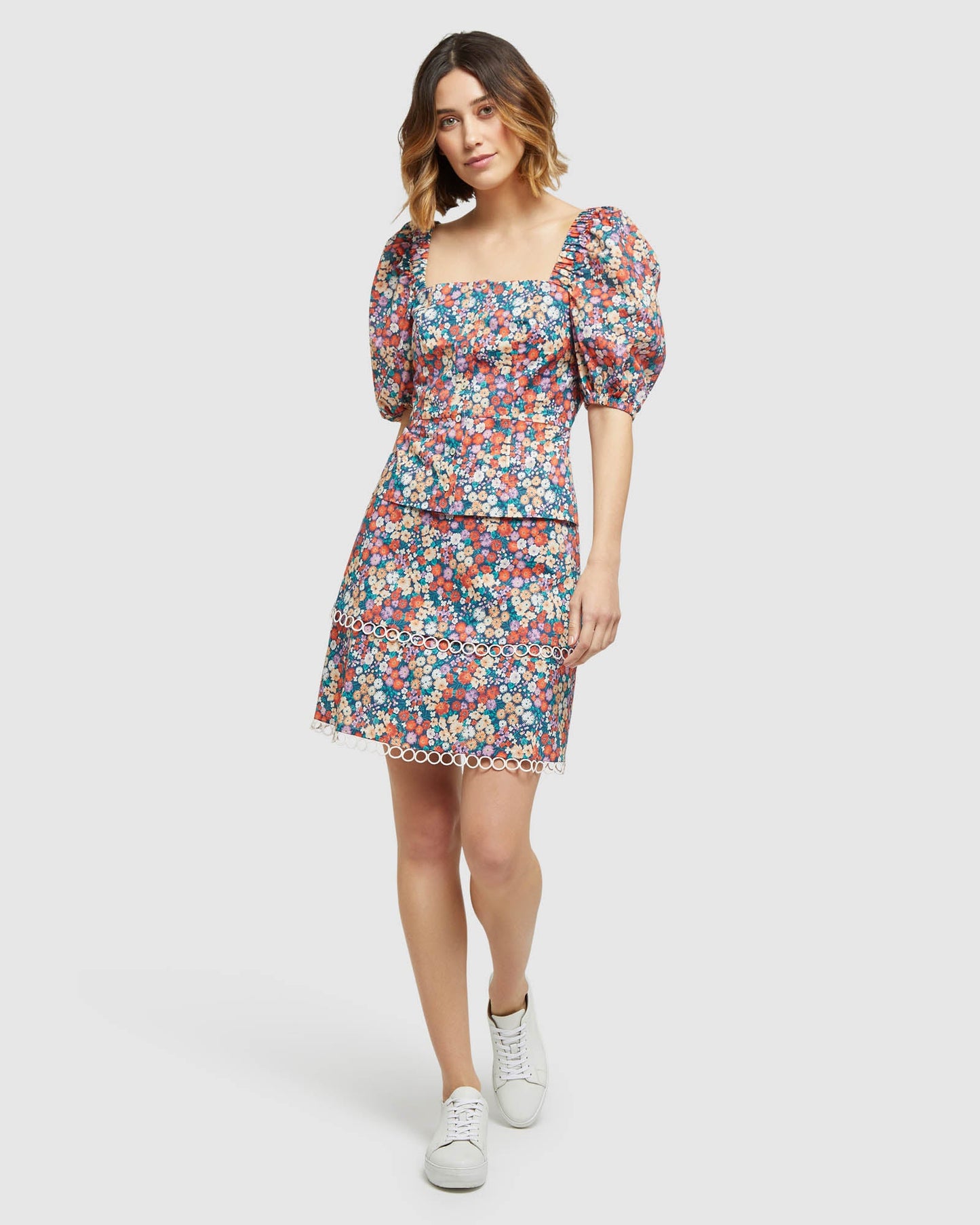 Greta Ditsy Floral Skirt